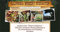 Desktop Screenshot of california-cactus-succulents.com