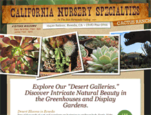 Tablet Screenshot of california-cactus-succulents.com